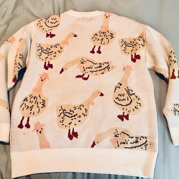 Aelfric Eden Goose Sweater. Men’s Small. Beautiful and luxuriously soft. Ivory. - Picture 6 of 6